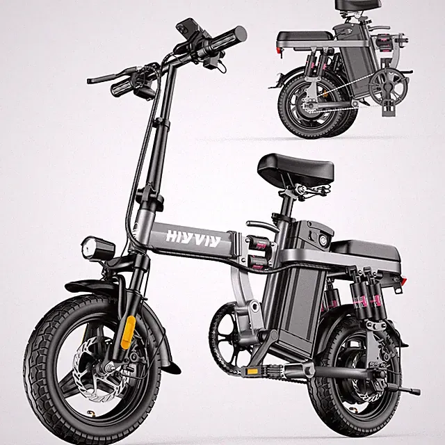 14" Folding Electric Bike for Adults Teens 700W 48V/10AH Commuter City Ebike