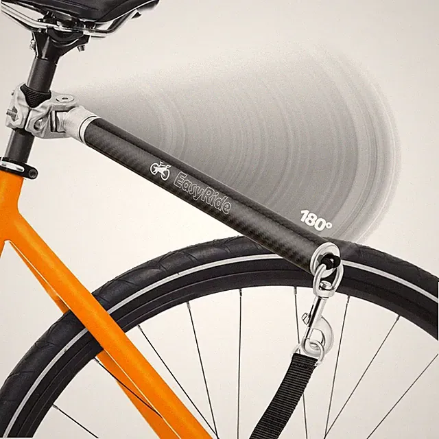180° Rotating Dog Bike Leash - Quick Attach Mechanism | Free Shipping