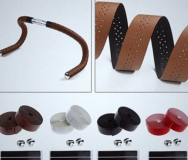 2 Rolls Vintage Leather Handlebar Tapes Road Bike Bicycle Motorcycle Handleba...