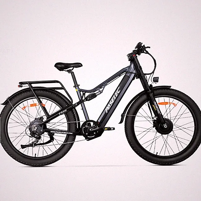 27.5inch Electric Mountain Bicycle 3000W Peak 48V 19.2Ah eBike 7 Speed 35mph USA