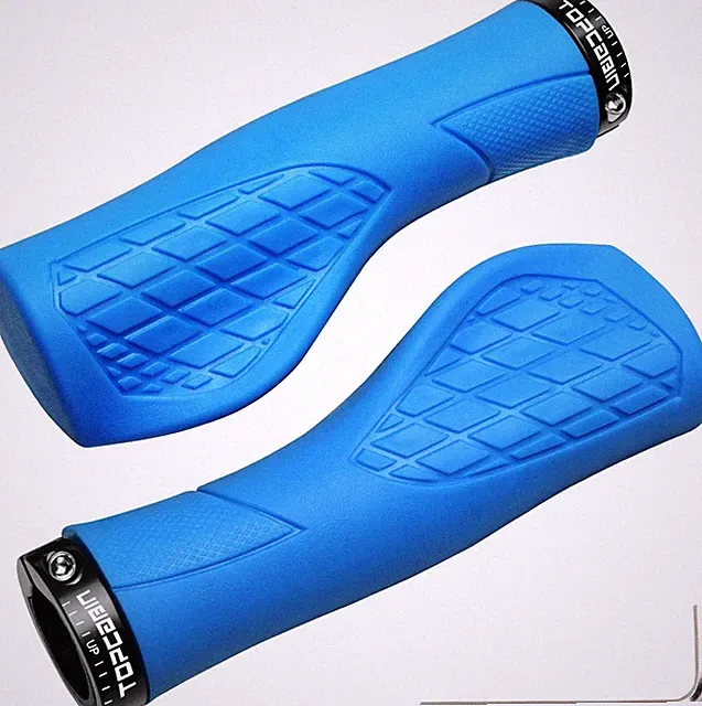 Aluminum Lock-on Ergonomic Bicycles Handlebar Grips for Mountain MTB BMX Bicycle