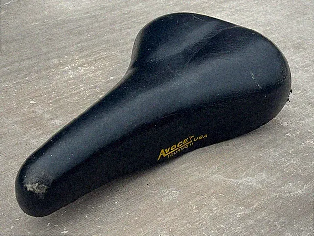 Avocet Touring II Leather Bicycle Saddle | VGC / Made in USA