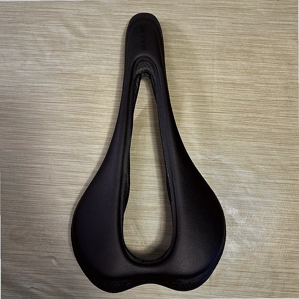 Bicycle Saddle Carbon Leather Road/Mountain Bike Front Seat Mat for Cycling 110g