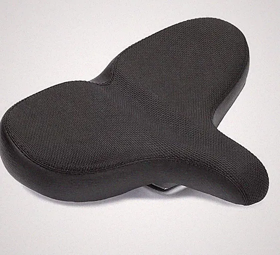Bicycle Saddle Extra Wide Soft Comfort Bike Seat Men Women Relief Black E-Bike
