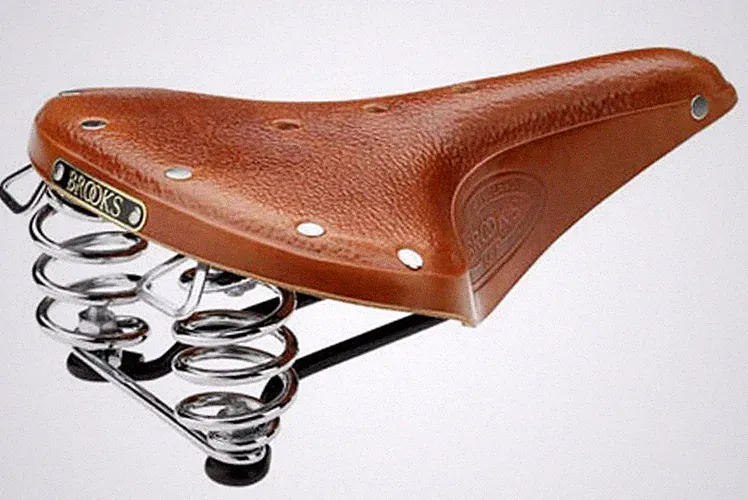 Brooks B67 Bicycle Saddle Chrome Springs HONEY Leather