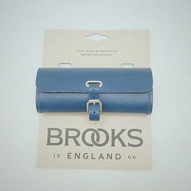 Brooks Challenge Saddle Bag Small 0.5 Liter Leather Teal Blue Bike