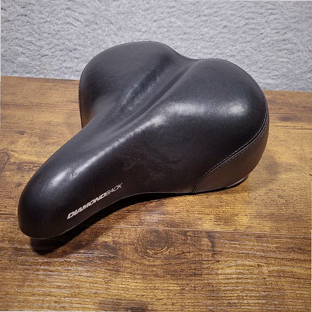 Diamondback Comfort Bike Saddle Wide Cruiser Hybrid Bicycle Seat Black -#16