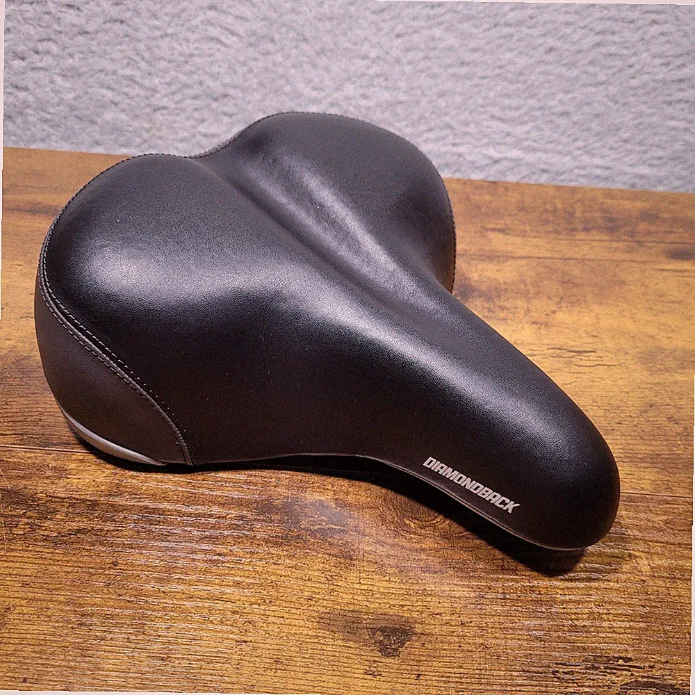 Diamondback Comfort Bike Saddle Wide Cruiser Hybrid Bicycle Seat Black -#24