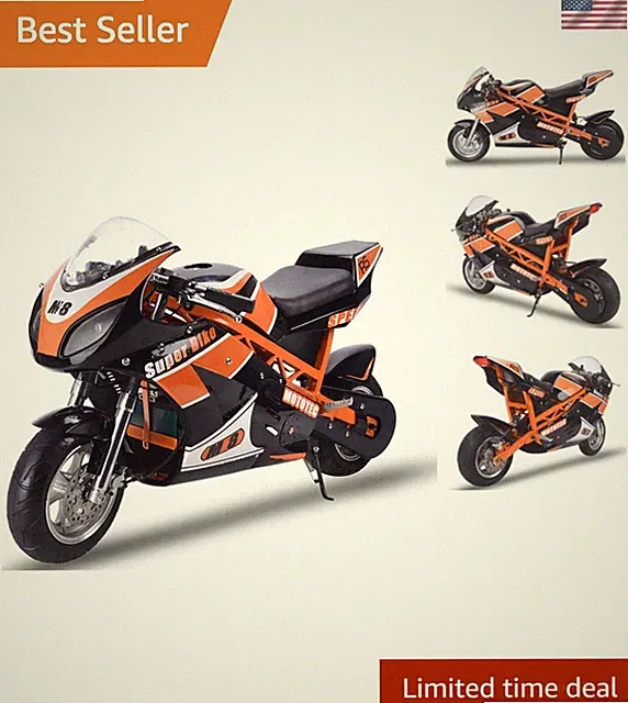 Durable Black 1000W Electric Superbike with Aluminum Frame & Hydraulic Brakes