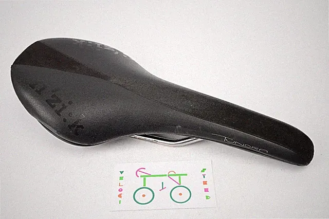 Fizik Tundra Road MTB eBike Cyclocross CX Cycle Saddle Seat w/ K:ium Rails 126mm