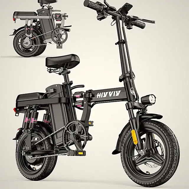 Foldable Electric Bike Peak 700W Motor 480Wh Max 20MPH Speed 25Miles Range Ebike