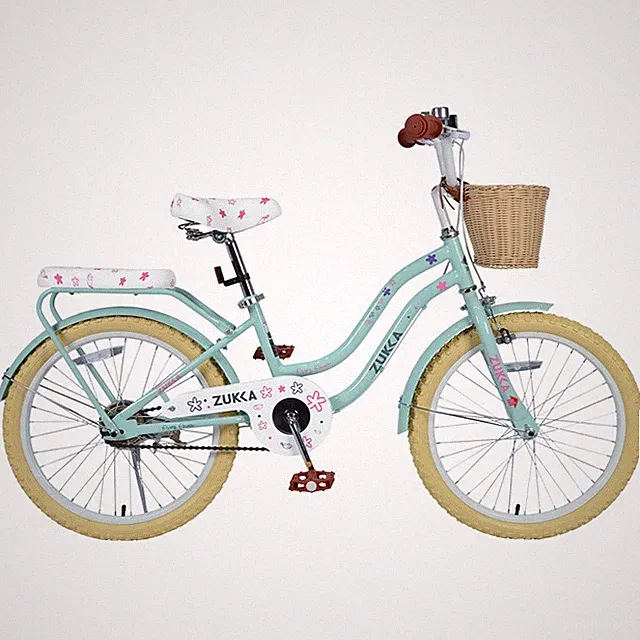 Girls Bike with Woven Basket for 7-10 Years Old Kids,20 in Wheel,Multiple Colors