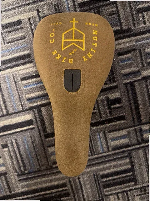 Mutiny bike co Brown Suede Pivotal Seat BMX