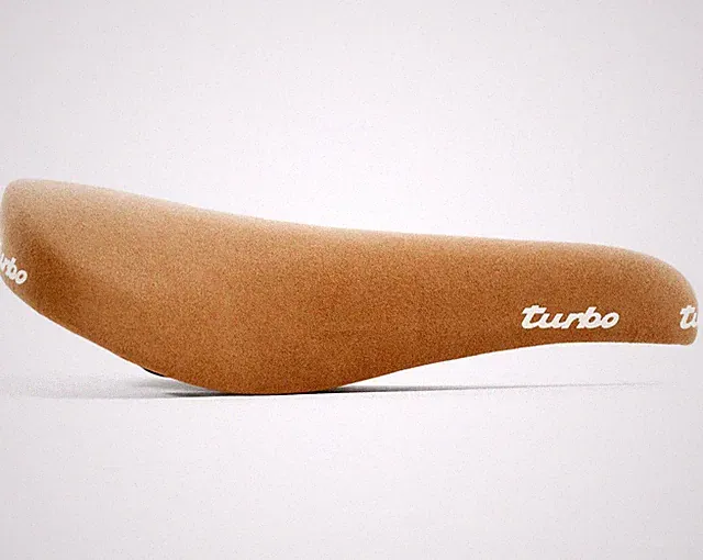 NEW SELLE ITALIA Turbo 1980 Vintage Bicycle Saddle FeC Alloy Rails: Brown Nubuck