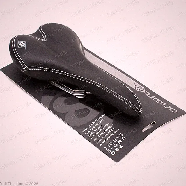 Origin8 Pro Uno-S Black Bicycle Saddle Synthetic-Leather Road / MTB