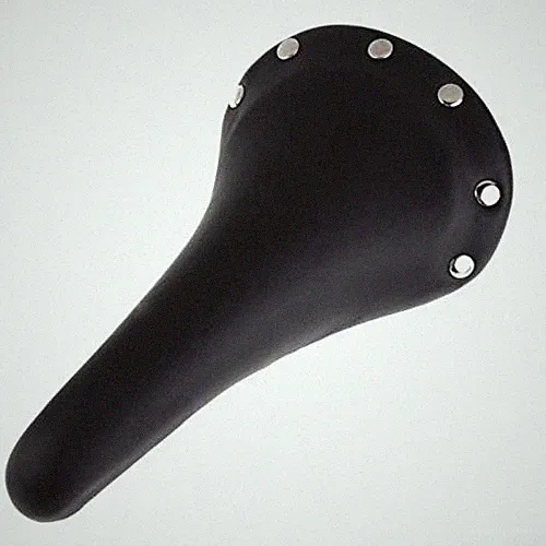 Rivet Fixed Gear Bicycle Seat Cycling Soft Track Bicycle Saddle (Black)