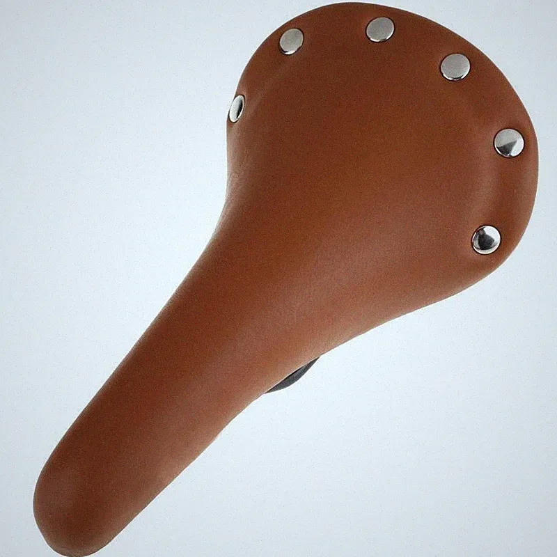 Rivet PU Leather Bicycle Saddle Seat Bicycle Fixed Gear Durable Saddle Seat 1PC