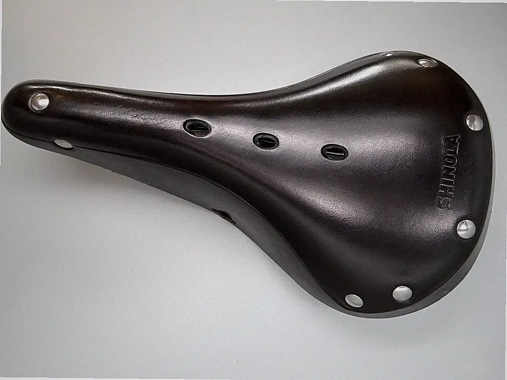 Shinola Leather Bicycle Saddle - New Old Stock