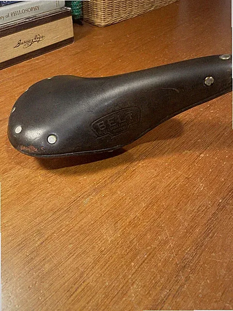 Vintage Belt Leather Saddle Bike Seat Fujita Tokyo