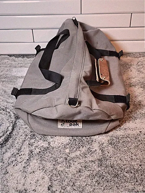 Vintage Kirtland Tour Pak Rack Bag Gray Medium Rear Bike Pannier Boulder CO