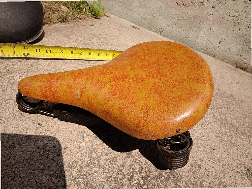 🤩Vintage Persons 40's 50's Bicycle Saddle Cruiser Spring NICE..Troxel...
