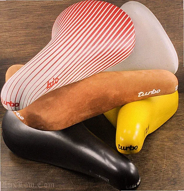 Vintage RoadBike Selle Italia Turbo SADDLE Leather Fixed Gear Track Bicycle SEAT
